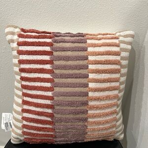 Striped Multicolor Throw Pillow